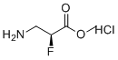 structure of CAS# 1193100-04-7, Methyl (2S)-3-amino-2-fluoropropanoate hydrochloride