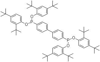 CAS # 119345-01-6, Tetrakis(2,4-di-tert-butylphenyl) 4,4'-biphenyldiphosphonite, Ciba SC Irgafos P-EPQ