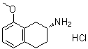 CAS # 119363-61-0, (2R)-8-Methoxy-1,2,3,4-tetrahydronaphthalen-2-amine hydrochloride, (R)-8-Methoxy-2-amino-1,2,3,4-tetrahydronaphthalene hydrochloride