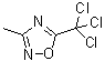 CAS # 1195-25-1, 3-Methyl-5-(trichloromethyl)-1,2,4-oxadiazole