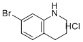 structure of CAS# 1195901-53-1, 7-溴-1,2,3,4-四氢喹啉盐酸盐