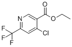 structure of CAS# 1196146-35-6, 乙基4-氯-6-(三氟甲基)烟酸酯