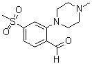CAS 登录号：1197193-37-5, 2-(4-甲基-1-哌嗪基)-4-(甲基磺酰基)苯甲醛