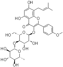 structure of CAS# 119730-89-1, Baohuoside VII