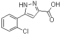 CAS # 1197631-00-7, 5-(2-Chlorophenyl)-1H-pyrazole-3-carboxylic acid