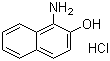 structure of CAS# 1198-27-2, 1-Amino-2-naphthol hydrochloride