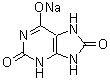 Sodium urate molecular structure (CAS 1198-77-2)