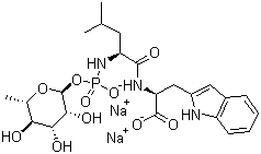 structure of CAS# 119942-99-3, 膦酰二肽钠