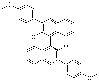 CAS # 1199631-29-2, (1S)-3,3'-Bis(4-methoxyphenyl)[1,1'-binaphthalene]-2,2'-diol