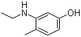 structure of CAS# 120-37-6, 3-Ethylamino-4-methylphenol