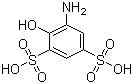 structure of CAS# 120-98-9, 5-氨基-4-羟基-1,3-苯二磺酸