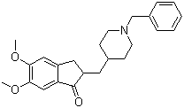 CAS # 120014-06-4, Donepezil, 2-[(1-Benzyl-4-piperidyl)methyl]-5,6-dimethoxy-2,3-dihydroinden-1-one