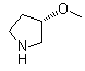 structure of CAS# 120099-60-7, (3R)-3-Methoxypyrrolidine