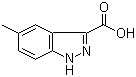 structure of CAS# 1201-24-7, 5-甲基吲唑-3-羧酸