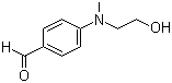 CAS # 1201-91-8, N-Methyl-N-(2-hydroxyethyl)-4-aminobenzaldehyde, N-Hydroxyethyl-N-methyl-4-aminobenzaldehyde