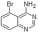 structure of CAS# 1201784-87-3, 5-溴-4-喹唑啉胺