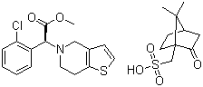structure of CAS# 120202-68-8, 樟脑磺酸氯吡格雷