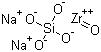 CAS # 12027-83-7, Sodium zirconium silicate, Sodium zirconium oxide silicate, Disodium (orthosilicato-O)oxozirconate