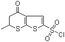 CAS # 120279-87-0, 5,6-Dihydro-6-methyl-4-oxo-4H-thieno[2,3-b]thiopyran-2-sulfonyl chloride