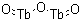 Terbium oxide molecular structure (CAS 12036-41-8)