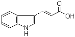 CAS # 1204-06-4, 3-Indoleacrylic acid, 3-(1-H-Indol-3-yl)-2-propenoic acid
