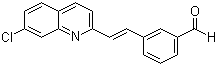structure of CAS# 120578-03-2, (E)-3-[2-(7-氯-2-喹啉基)乙烯基]苯甲醛