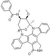 structure of CAS# 120685-11-2, Midostaurin