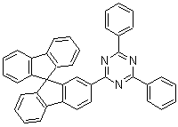 structure of CAS# 1207176-84-8, 2,4-二苯基-6-(9,9'-螺双[9H-芴]-2-基)-1,3,5-三嗪
