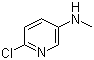 structure of CAS# 120739-84-6, 6-Chloro-N-methyl-3-pyridinamine