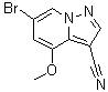 CAS # 1207836-10-9, 6-Bromo-4-methoxypyrazolo[1,5-a]pyridine-3-carbonitrile