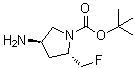 CAS # 1207853-03-9, (2S,4R)-4-Amino-2-(fluoromethyl)-1-pyrrolidinecarboxylic acid 1,1-dimethylethyl ester