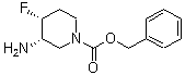CAS # 1207853-07-3, (3R,4S)-rel-3-Amino-4-fluoro-1-piperidinecarboxylic acid phenylmethyl ester