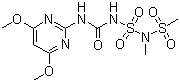 structure of CAS# 120923-37-7, 酰嘧磺隆