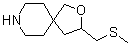 CAS # 1209297-97-1, 3-[(Methylthio)methyl]-2-oxa-8-azaspiro[4.5]decane