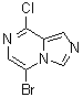 structure of CAS# 1209782-02-4, 5-Bromo-8-chloroimidazo[1,5-a]pyrazine