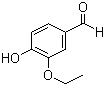 Ethyl vanillin molecular structure (CAS 121-32-4)