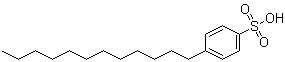 structure of CAS# 121-65-3, 4-Dodecylbenzenesulfonic acid