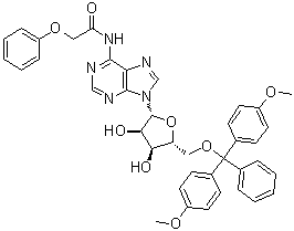 CAS # 121076-16-2, 5'-O-[Bis(4-methoxyphenyl)phenylmethyl]-N-(phenoxyacetyl)adenosine