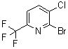 CAS # 1211521-13-9, 2-Bromo-3-chloro-6-(trifluoromethyl)pyridine