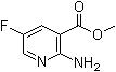 structure of CAS# 1211535-54-4, 2-氨基-5-氟-3-吡啶羧酸甲酯