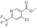 structure of CAS# 1211539-36-4, 甲基4-氯-6-(三氟甲基)烟酸酯