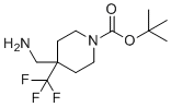 CAS # 1211578-36-7, 4-Aminomethyl-4-trifluoromethyl-piperidine-1-carboxylic acid tert-butyl ester