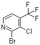 CAS # 1211582-91-0, 2-Bromo-3-chloro-4-(trifluoromethyl)pyridine