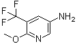 structure of CAS# 1211584-76-7, 6-甲氧基-5-(三氟甲基)-3-吡啶胺