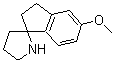 structure of CAS# 1211592-82-3, 2,3-Dihydro-5-methoxyspiro[1H-indene-1,2'-pyrrolidine]