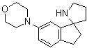 CAS # 1211593-72-4, 2,3-Dihydro-6-(4-morpholinyl)spiro[1H-indene-1,2'-pyrrolidine]