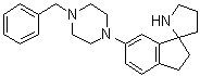 CAS # 1211593-93-9, 2,3-Dihydro-6-[4-(phenylmethyl)-1-piperazinyl]-spiro[1H-indene-1,2'-pyrrolidine]