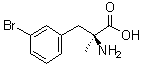 structure of CAS# 1212117-73-1, 3-溴-alpha-甲基-L-苯丙氨酸
