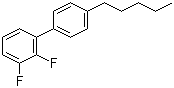 structure of CAS# 121219-17-8, 2,3-二氟-4'-戊基联苯