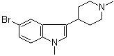 CAS 登录号：121230-33-9, 5-溴-1-甲基-3-(1-甲基-4-哌啶基)-1H-吲哚